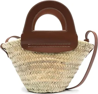 HEREU- Cabas Mini Straw Tote Bag