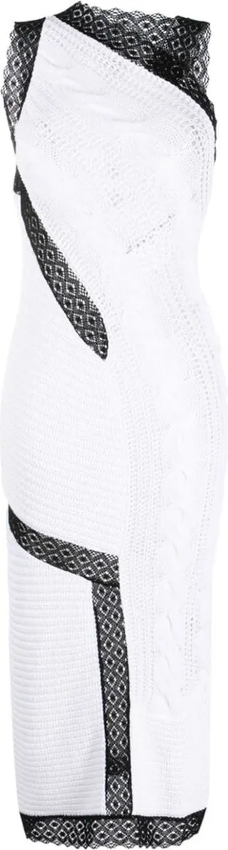 Sleeveless Knitted Midi Dress