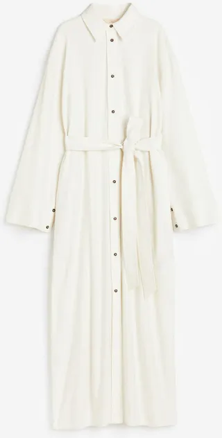 Silk Shirt Dress