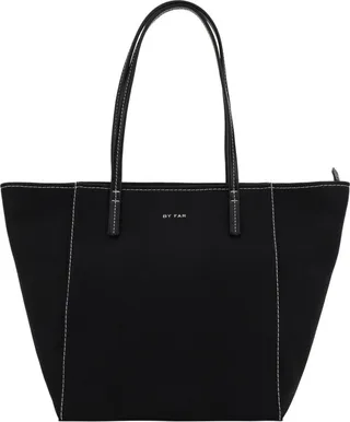 By Far Club Logo Printed Tote Bag