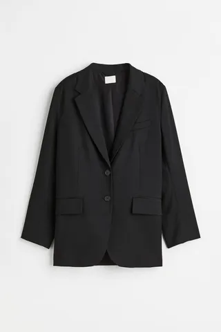 Oversized Single-breasted Jacket