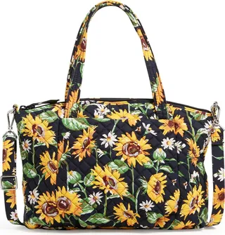 Pleated Multi-Strap Satchel