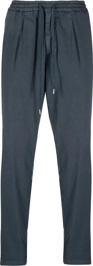 Straight-Leg Linen Trousers