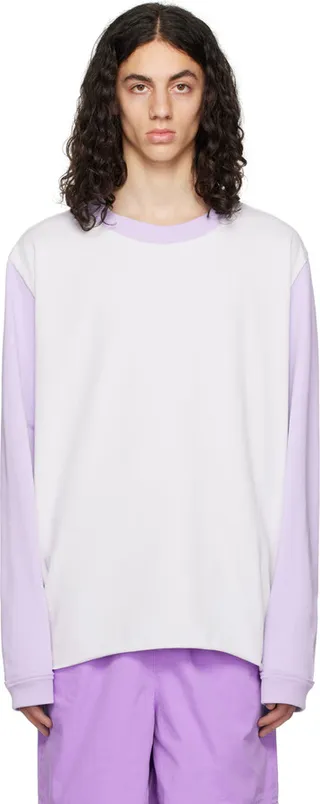 Camiel Fortgens Purple Big Long Sleeve T-Shirt