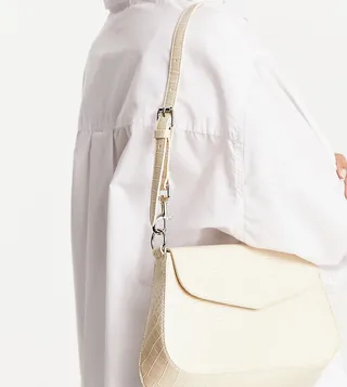 Public Desire The Serena shoulder bag in white