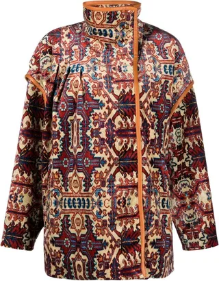Greta tapestry-print jacket