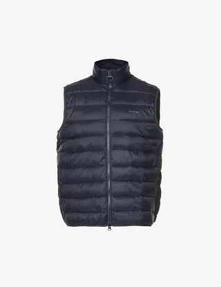 Mens Navy Bretby Quilted Shell Gilet Xxl