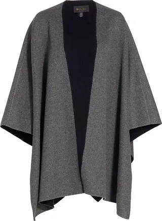 Karlsen Double-Faced Cashmere Cape