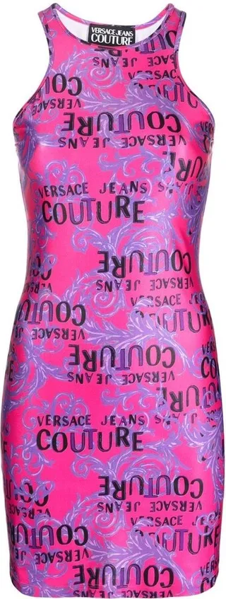 Logo-Print Bodycon Dress