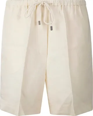 Totême Press Creased Drawstring Shorts