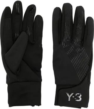 Utility logo-embossed gloves