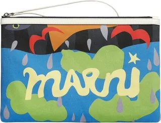x No Vacancy Inn Coated Canvas Flat Pouch