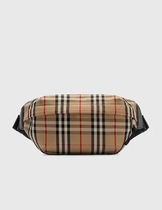 Medium Vintage Check Bonded Cotton Bum Bag