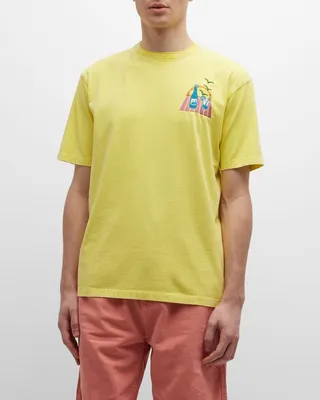 Men's Washed Picnic Graphic T-Shirt