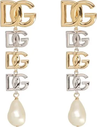 Dolce & Gabbana Clip-Style Pendant Earrings