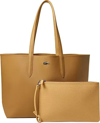 Lacoste Anna Large Reversible Shopping Bag (Leafy Viennois) Handbags