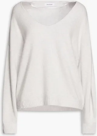 Mélange cashmere sweater