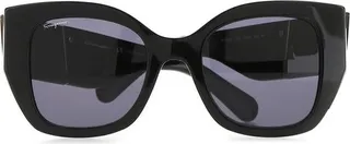 Salvatore Ferragamo Eyewear Tortoiseshell Frame Sunglasses
