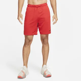 Nike Men's Dri-FIT 8" Knit Training Shorts in Red