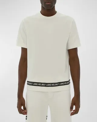 Men's Logo-Stripe Crew T-Shirt