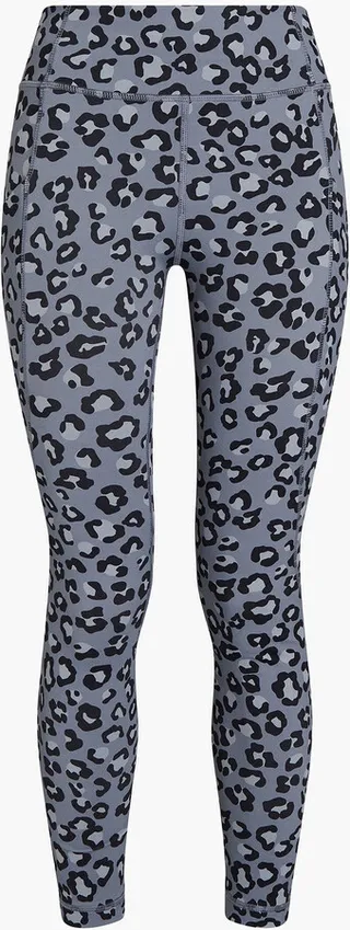 Leopard-print jersey leggings