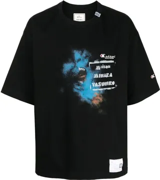 logo-print cotton T-shirt