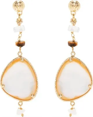 Gipsea mother-of-pearl drop earrings