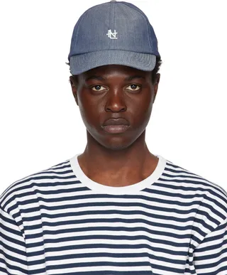 Nanamica Blue Embroidered Cap