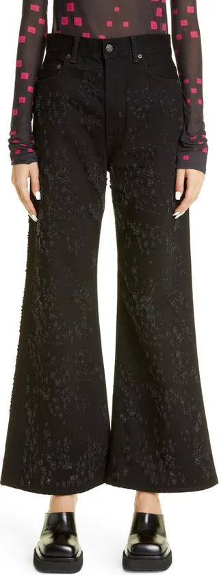 2022 High Waist Destroyed Relaxed Fit Jeans