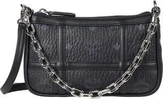 MCM Aren Visetos Shoulder Mini (Black) Bags