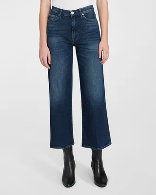 Jo High Rise Cropped Wide-Leg Jeans