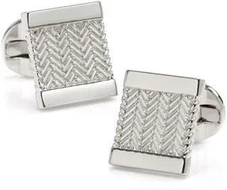 Herringbone Cuff Links