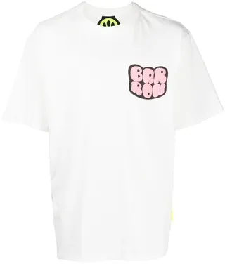 chest logo-print detail T-shirt