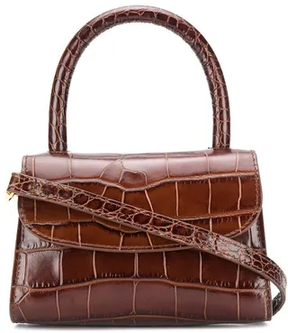 Crocodile-Embossed Tote Bag