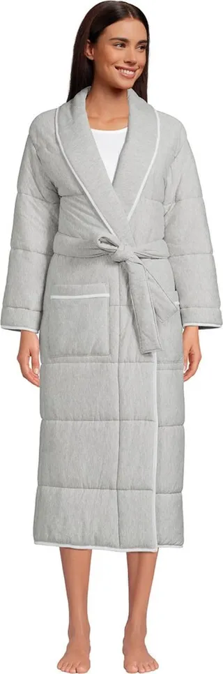 Lands' End Women's Quilted Robe