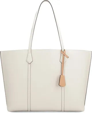 Perry Smooth Leather Tote Bag