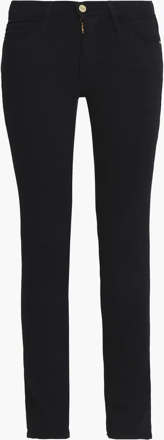 Mid-rise skinny jeans