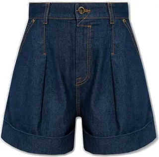 Zimmermann High-Waist Denim Shorts