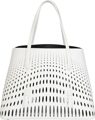 Mina 32 Perforated Calfskin Tote