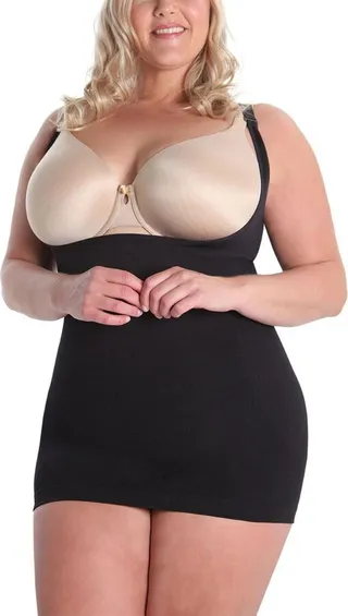 MeMoi Plus Size Timekeeper High Back Braless Cami Shaper