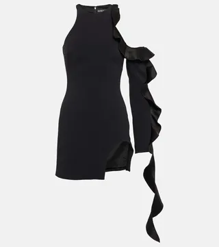 Asymmetrical minidress