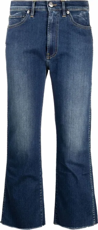 Emma cropped flared jeans