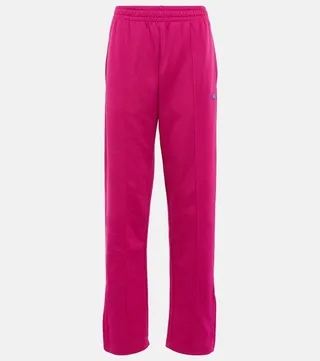 High-rise track pants