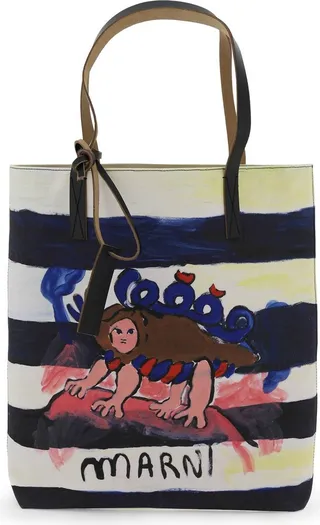 Printed Cotton Tote Bag