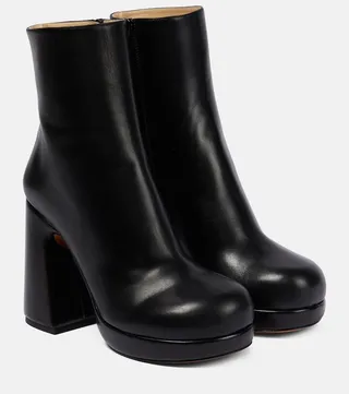 Forma platform leather boots