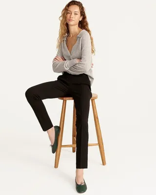 Tall Cameron slim crop pant in bi-stretch cotton