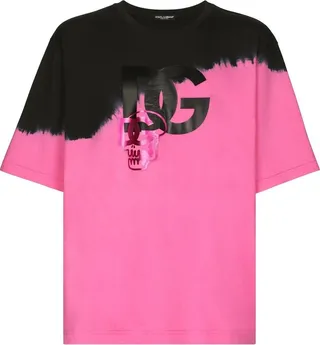DG-logo tie-dye T-shirt
