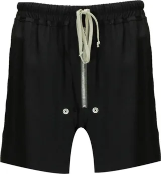 Rick Owens Bela Drawstring Wide Leg Shorts