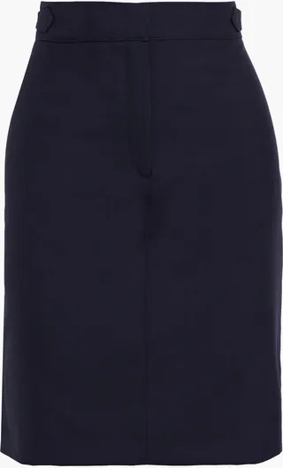 Florencia wool-crepe mini skirt