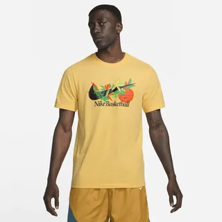 Nike Men's Dri-FIT Basketball T-Shirt in Brown